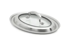 Couvercle en verre Miramar® pour poêle à gratin ovale 49420 - Pujadas