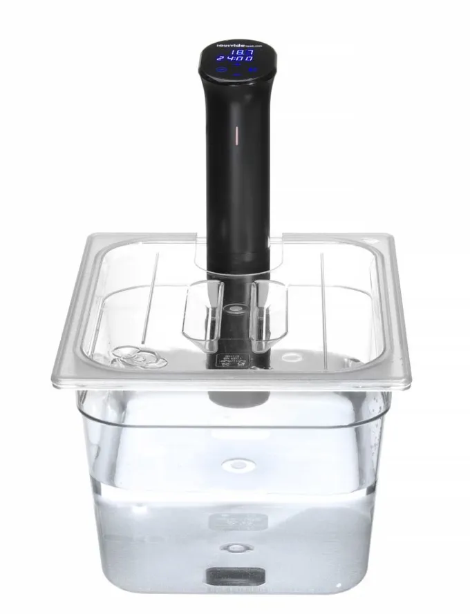 Couvercle Gastronorme encoche pour thermoplongeur 222645 GN 1/2 Transparent 265x325 mm - Hendi