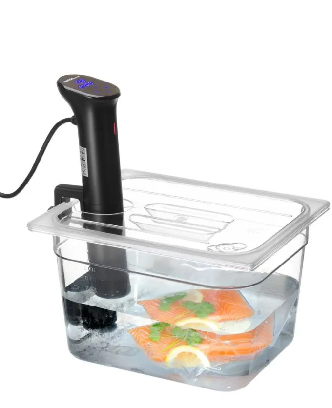 Couvercle Gastronorme encoche pour thermoplongeur 222645 GN 1/2 Transparent 265x325 mm - Hendi
