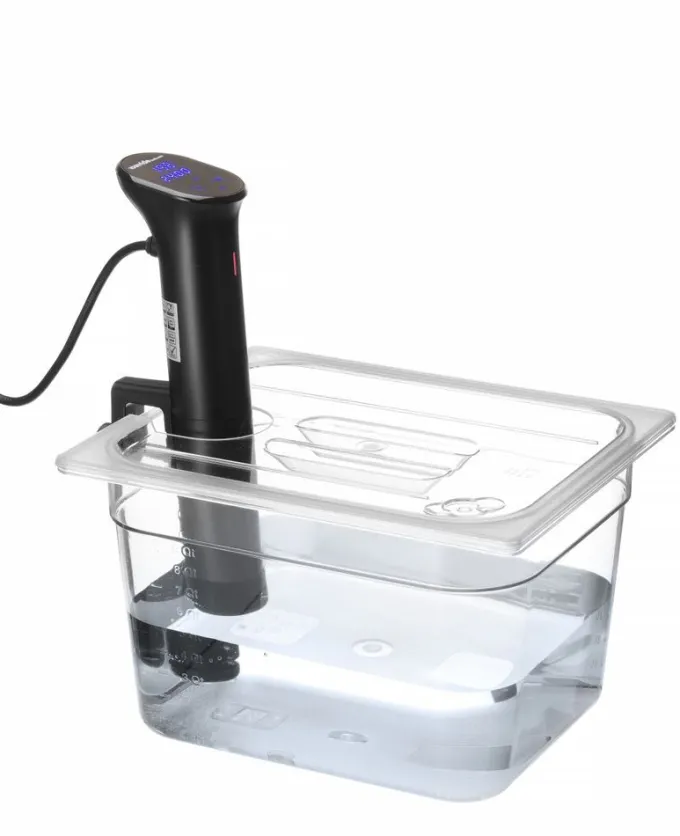 Couvercle Gastronorme encoche pour thermoplongeur 222645 GN 1/2 Transparent 265x325 mm - Hendi