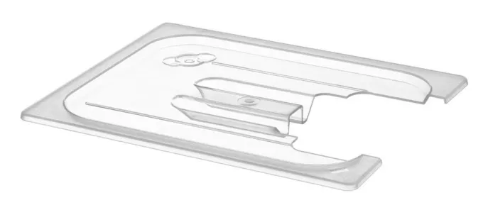 Couvercle Gastronorme encoche pour thermoplongeur 222997 GN 1/2 Transparent 265x325 mm - Hendi