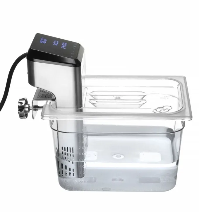 Couvercle Gastronorme encoche pour thermoplongeur 222997 GN 1/2 Transparent 265x325 mm - Hendi