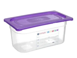 Couvercle Gastronorme violet GN 1/3 Violet 325x176 mm - Hendi