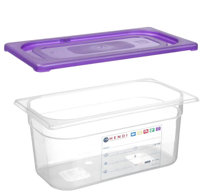 Couvercle Gastronorme violet GN 1/3 Violet 325x176 mm - Hendi