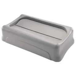 Couvercle gris pour déchets