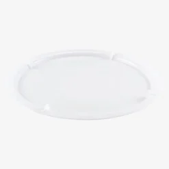 Couvercle pour bac à diviseuse rond 19 L - blanc - Gilac