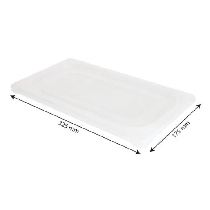 Couvercle pour bac Gastronorme GN 1/3 - transparent - Gilac