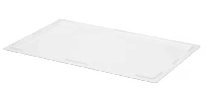 Couvercle pour bac à pâtons pour pizza GN 1/1, GN 1/1, Blanc, 530x325x(H)20mm - Hendi