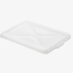 Couvercle pour caisse pleine 400 x 300 x 30 mm - blanc - Gilac
