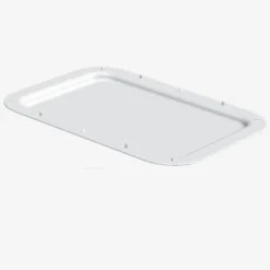 Couvercle pour demi bac à diviseuse rectangulaire 7 L - blanc - Gilac