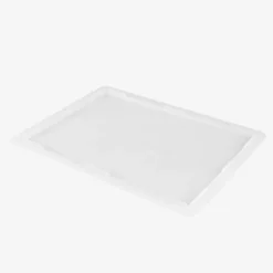 Couvercle pour demi bac à pâtons 400 x 300 x 30 mm - blanc - Gilac