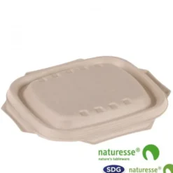 Couvercle Pulpe de Cellulose Nature pour Bol 14968 et 14969 - SDG - Lot de 500