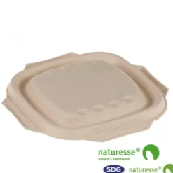 Couvercle Pulpe de Cellulose Nature pour Bol 14966 et 14967 - SDG - Lot de 500