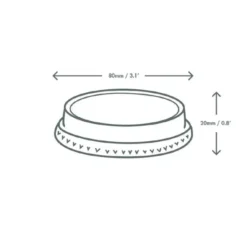 Couvercles Plats pour Gobelets Compostables en PLA Lot de 1000 - Vegware