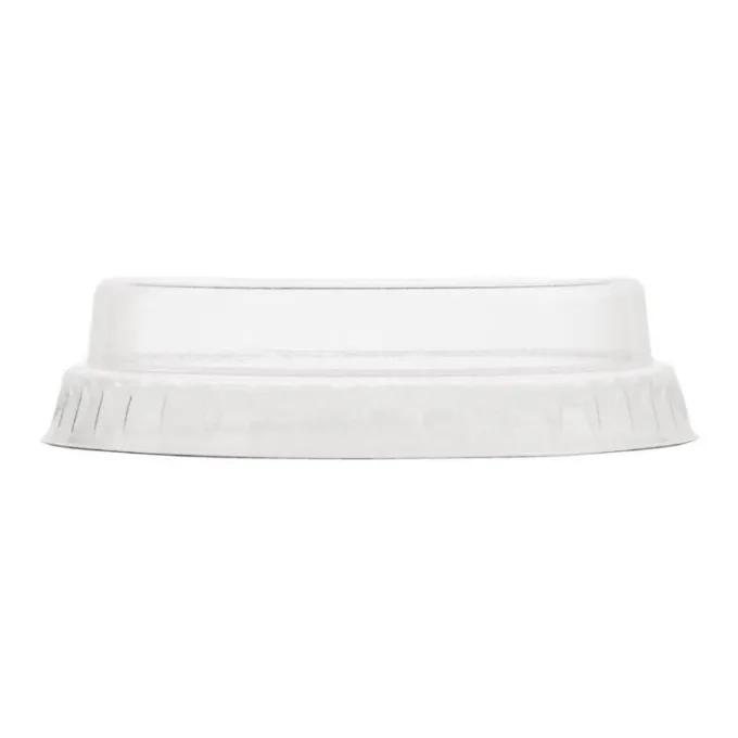 Couvercles Plats pour Gobelets Compostables en PLA Lot de 1000 - Vegware