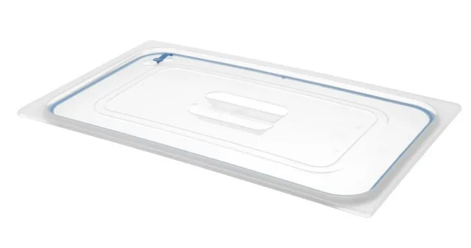 Couvercles pour bacs GN en polypropylène avec fermeture hermétique GN 1/1 Transparent 530x325 mm - Hendi