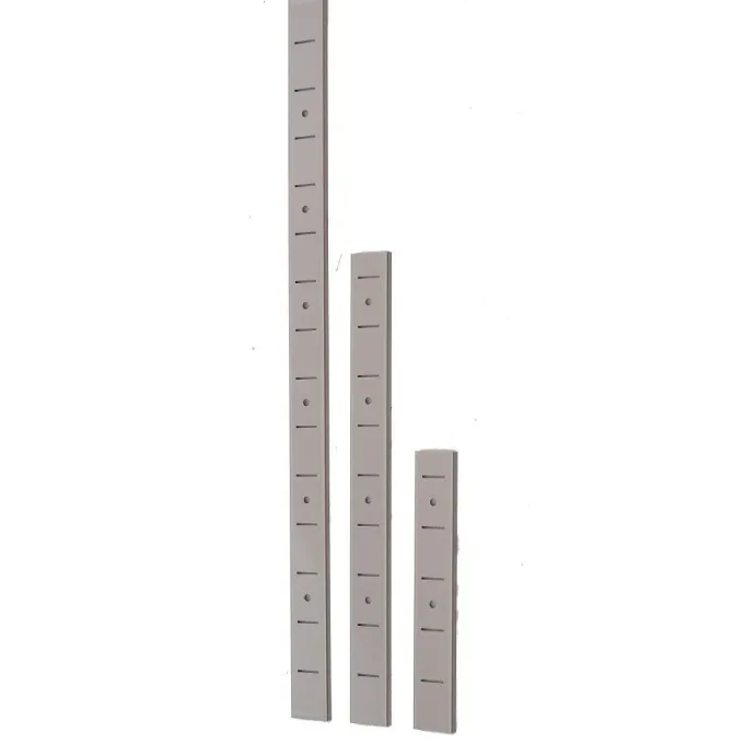 Crémaillère inox pour étagère murale 600mm