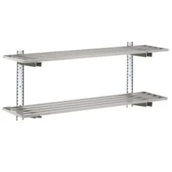 Crémaillère Inox pour Étagère Murale 1000mm