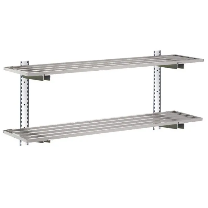 Crémaillère Inox pour Étagère Murale 1000mm