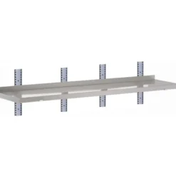 Crémaillère Inox pour Étagère Murale 1000mm