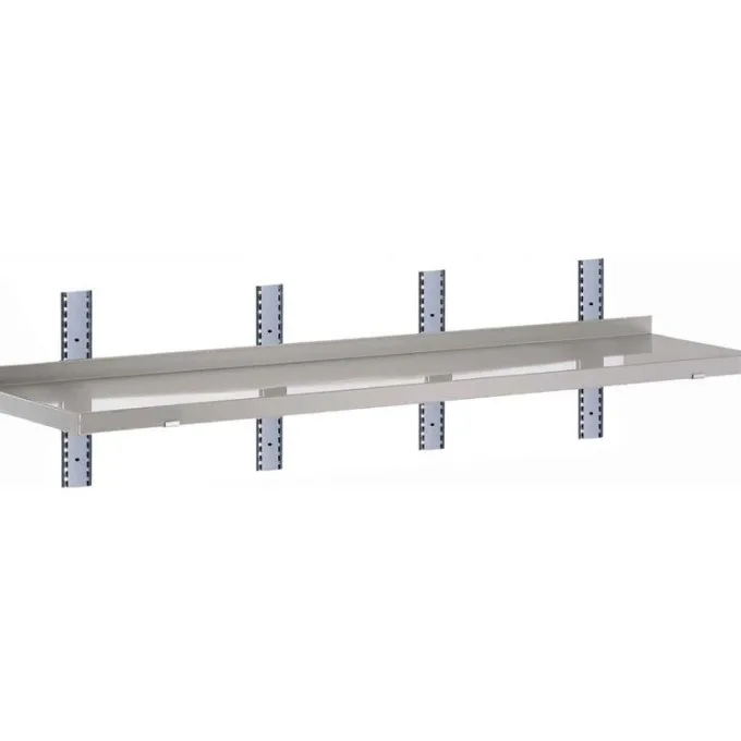 Crémaillère Inox pour Étagère Murale 1000mm