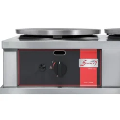 Crêpière Double Gaz Professionnelle à Usage Intensif - 2 x Ø 400 mm - Sofraca