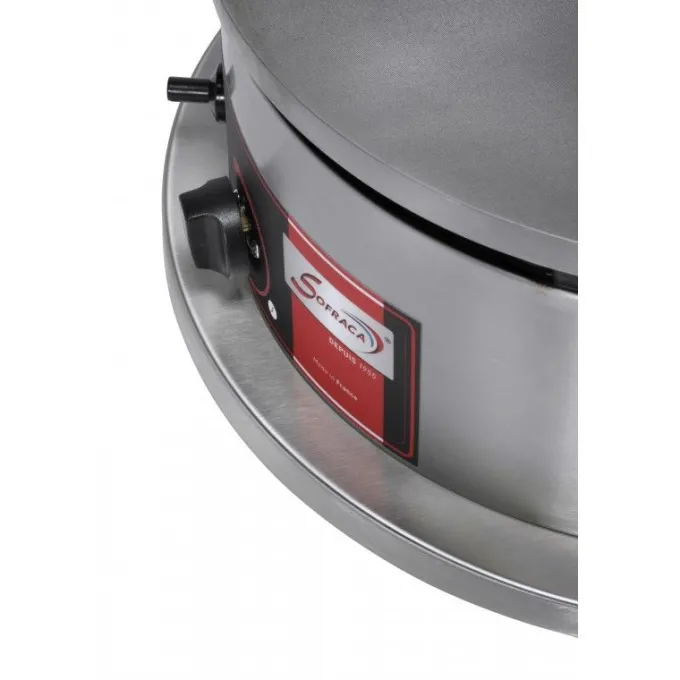 Crêpière Gaz Professionnelle Usage Intensif - Ø 400 mm - Sofraca