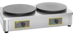 Crêpière Professionnelle Double Electrique 2 x Ø 400 mm - Roller Grill