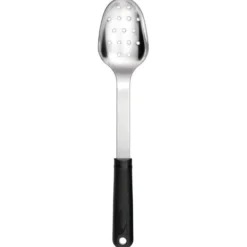 Cuillère ajourée inox et polypropylène Stop-Glisse Deglon - 320mm
