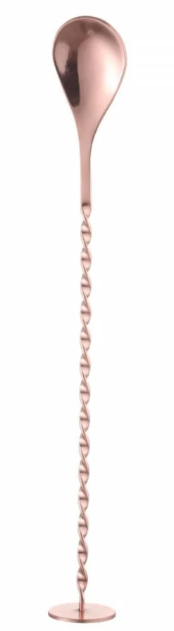 Cuillère à Cocktail avec Pilon Bar up Cuivre 280x35mm - Hendi