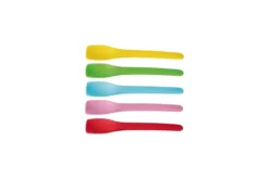 Cuillère à glace mix 5 couleurs en CPLA 10 cm - 5000 unités - Betik