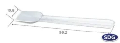 Cuillère à Glace Transparente PLA 9,9 cm - Lot de 5000 - SDG