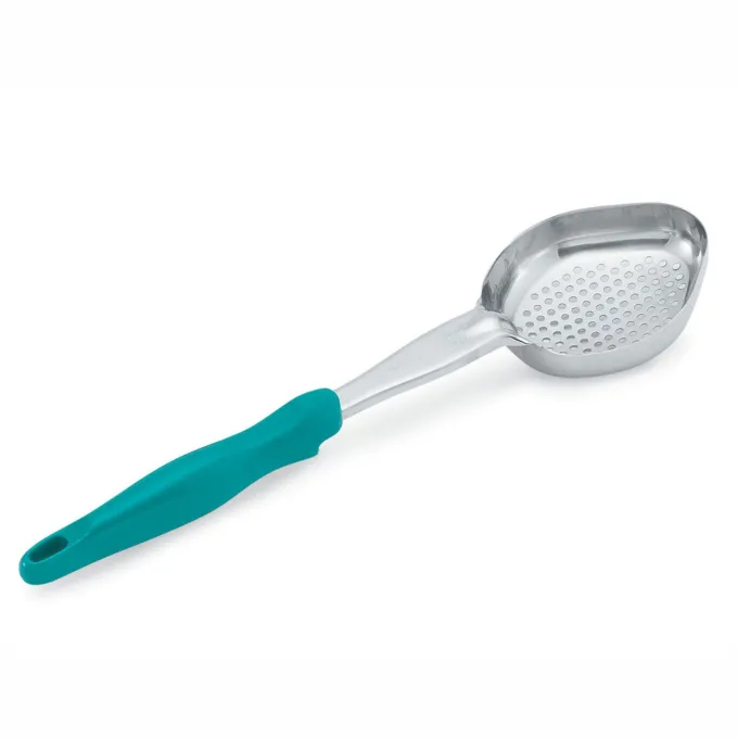 Cuillère Spoodle® Ovale Perforée Couleur Vert 10,7 x 9,8 cm - Pujadas