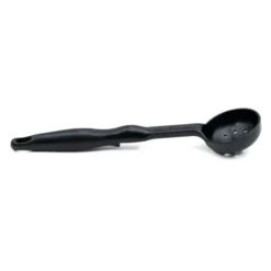 Cuillère Spoodle Ronde Perforée Noire en Nylon 88 ml - Pujadas