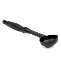 Cuillère Spoodle Ronde Perforée Noire en Nylon 88 ml - Pujadas