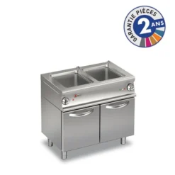 Cuiseur à Pates électrique - 2 x 26 L - 2 cuves - Baron