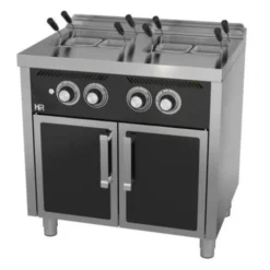 Cuiseur à Pâtes Gaz 2x25 Litres Série 600 sur Placard - Hr Fainca
