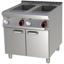 Cuiseur à pâtes électrique 33 + 33 l avec soubassement 400 V - VT 90/80 E - Redfox