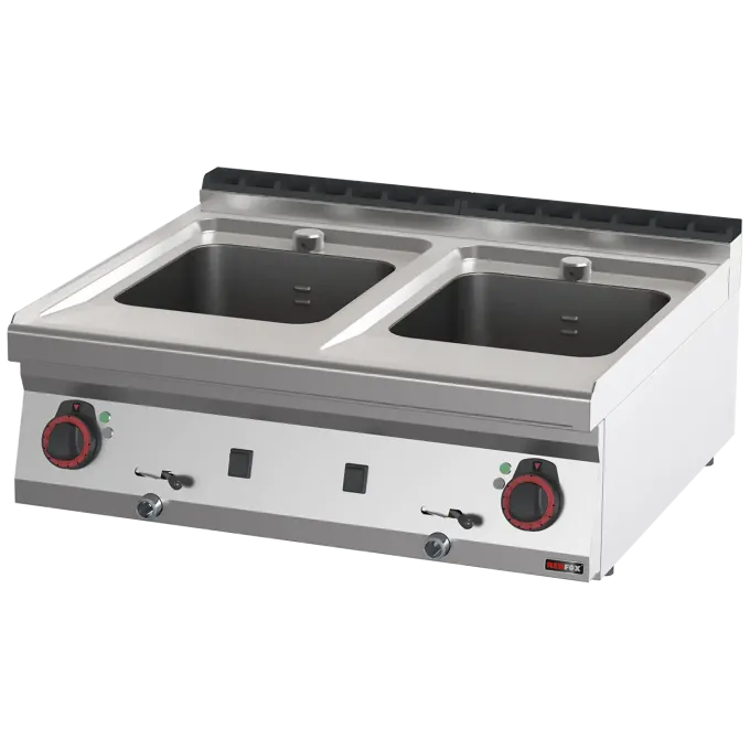 Cuiseur à pâtes électrique 16 + 16 l sans soubassement 400 V - VT 70/08 E - Redfox