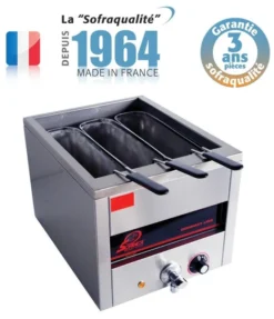 Cuiseur à Pâtes Professionnel Electrique 3 Paniers GN 1/2 - Sofraca