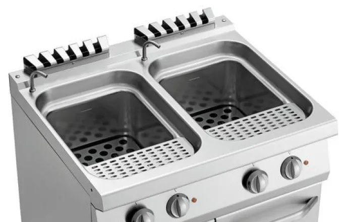 Cuiseur à Pâtes Professionnel Électrique 2 cuves - 700 - 2x24L - Bartscher