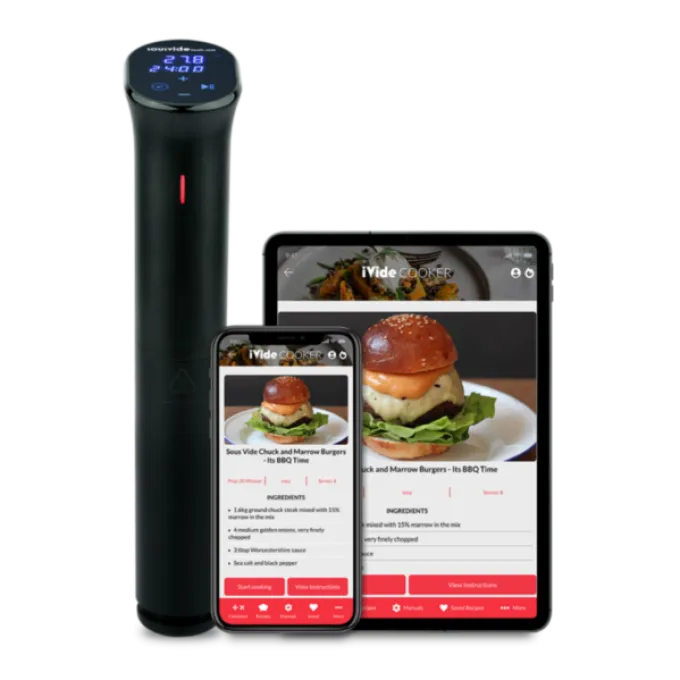 Cuiseur Sous-Vide iVide® 2.0 avec WiFi - SousVideTools
