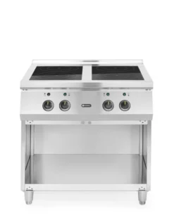 Cuisinière à induction avec 4 foyers 400V/17000W 800x700x(H)870 mm - Hendi