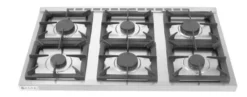 Cuisinière Kitchen Line - 6 feux Kitchen Line 285kW 1200x700x(H)900 mm - Hendi