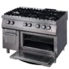 Cuisinière Premium Gaz - 6 Brûleurs - Four - Prof. 90 cm - Réf 8502 - Maxima
