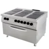 Cuisinière Premium Élec. - 6 Brûleurs - Four - Prof. 90 cm - Réf 8527 - Maxima