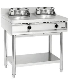 Cuisinière à Wok à Gaz - 2 Brûleurs x 11.5 kw - Bartscher