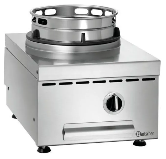 Cuisinière wok à gaz de table - 1 brûleur 11.5 kw - Bartscher