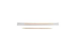 Cure-dents rond 2 pointes emballer individuellement Ø 0,2 x 6,5 cm - 30000 unités - Betik