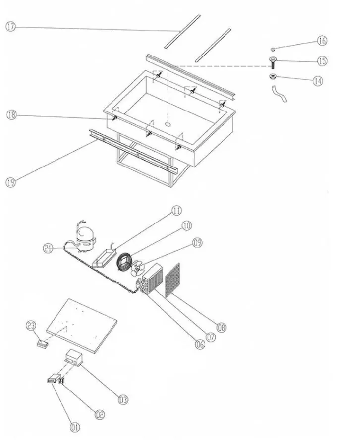 Cuve de Refroidissement GN1/1 CW3 - TEFCOLD